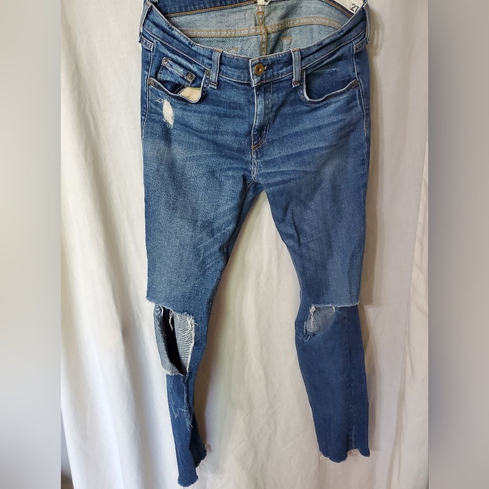 Rag & Bone Distressed Skinny Jeans